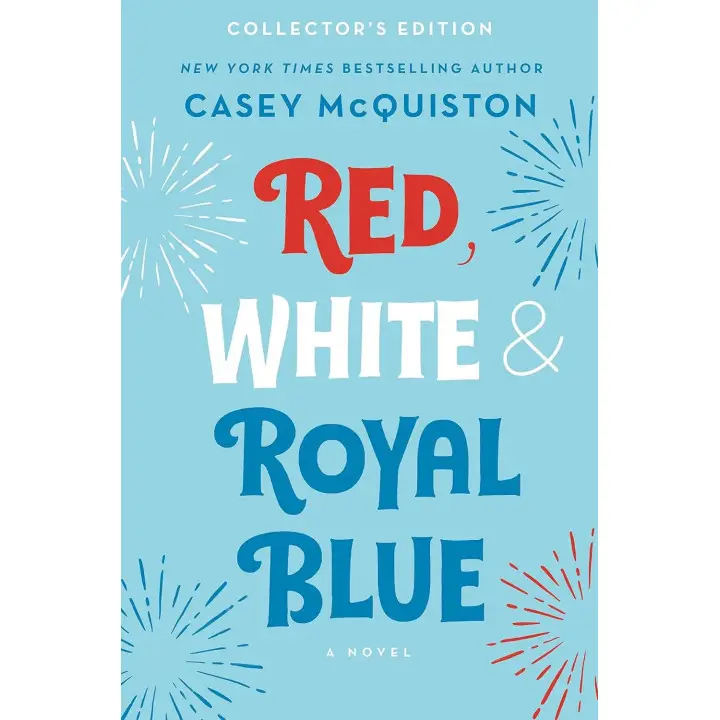 Red, White and Royal Blue (Червоний, білий і королівський синій англійською). Casey McQuiston