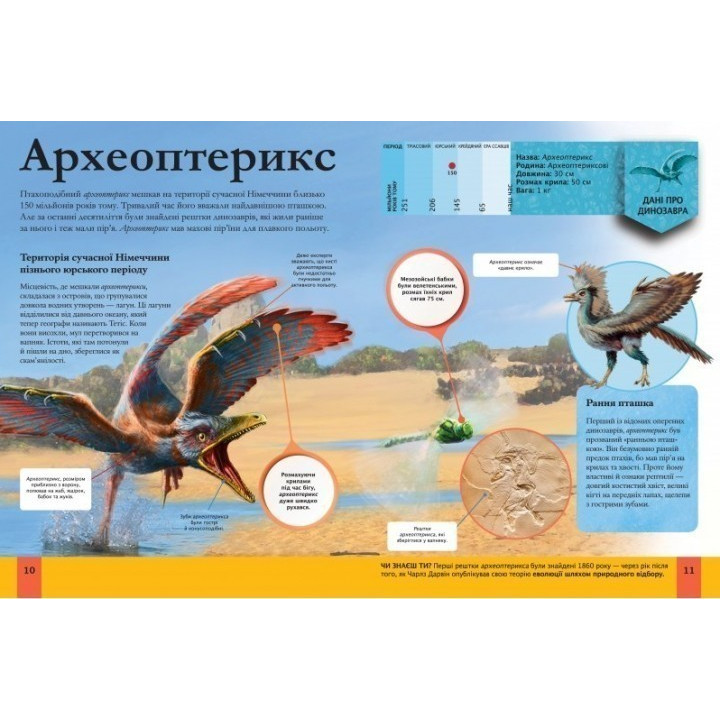 Детская энциклопедия динозавров и других ископаемых животных