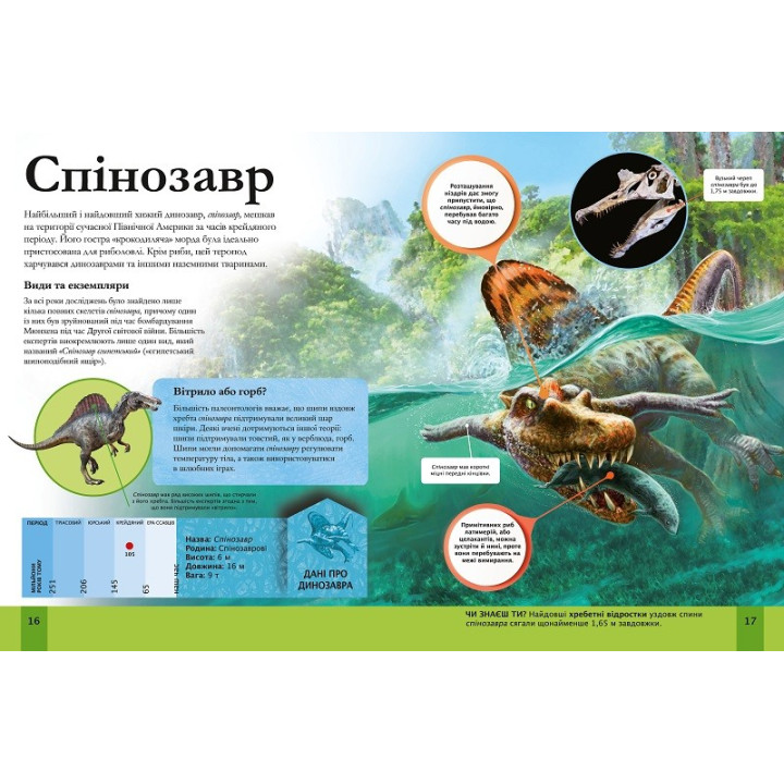 Детская энциклопедия динозавров и других ископаемых животных