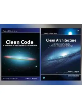 Clean Code: A Handbook of Agile Software Craftsmanship + Clean Architecture. Robert C. Martin. Комплект книжок.