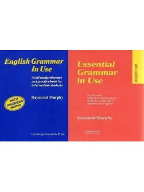 English Grammar in Use + Essential Grammar in Use. Raymond Murphy. Комплект. Реймонд Мерфі English Grammar in Use + Essential Grammar in Use. Raymond Murphy. Комплект. Реймонд Мерфі