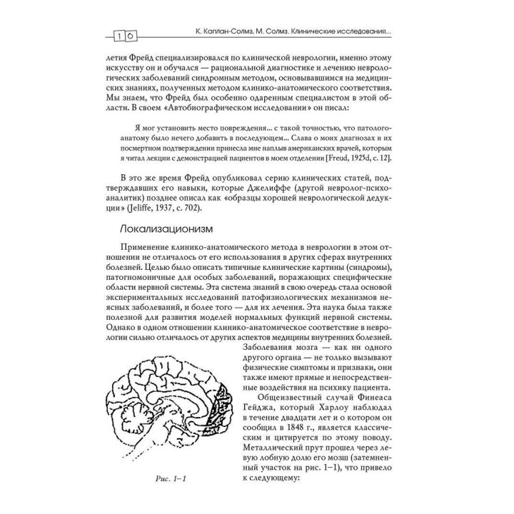 Клинические исследования в нейропсихоанализе. Введение в глубинную нейропсихологию. Карен Каплан-Солмз, Марк Солмз