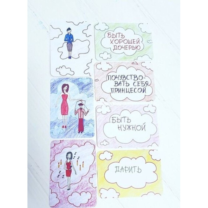 Метафорические ассоциативные карты "Женщина-мечтательница". Татьяна Павленко