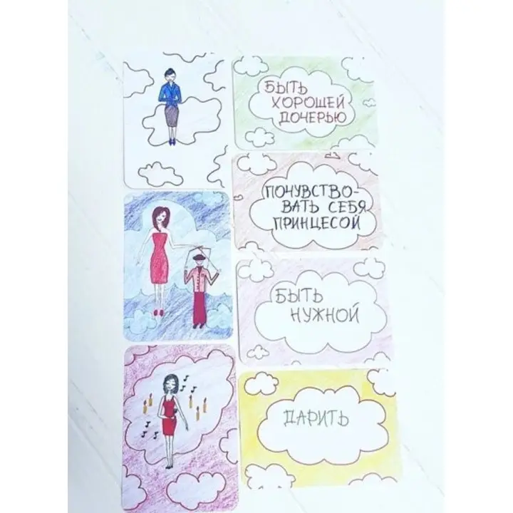 Метафоричні асоціативні карти «Женщина-мечтательница». Тетяна Павленко