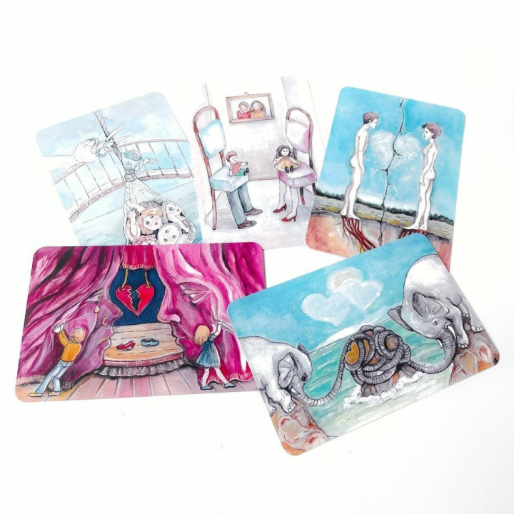 Метафоричні карти «Відпусти і злети». Олена Гласслер