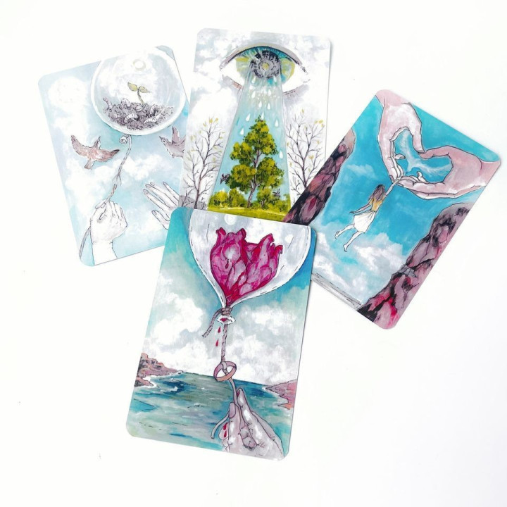 Метафоричні карти «Відпусти і злети». Олена Гласслер