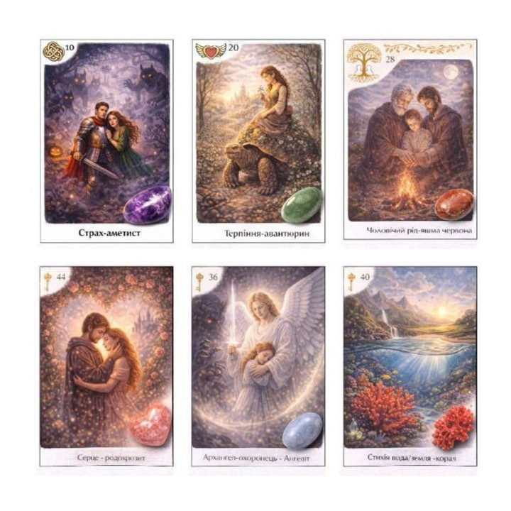 Жива Мудрість Мінералів. Метафоричні карти. Анна Литвин