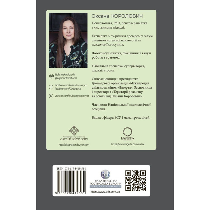 Феномен психології горювання. Назустріч Силі.Оксана Королович.