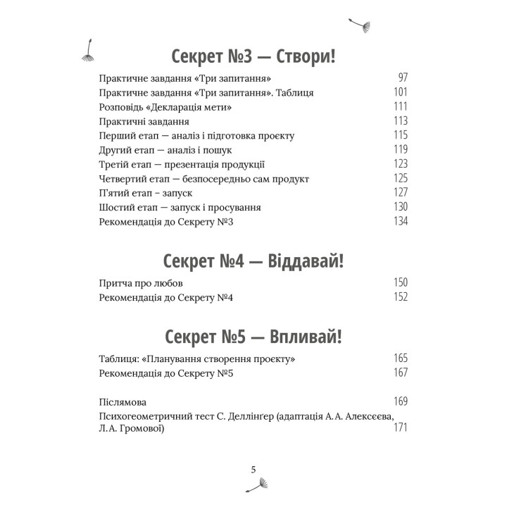 5 секретів щасливого життя. Маргарита Січкар