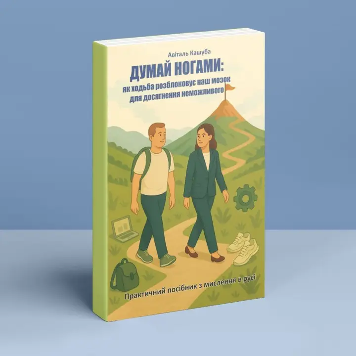 Думай ногами. Як ходьба розблоковує наш мозок для досягнення неможливого. Авіталь Кашуба