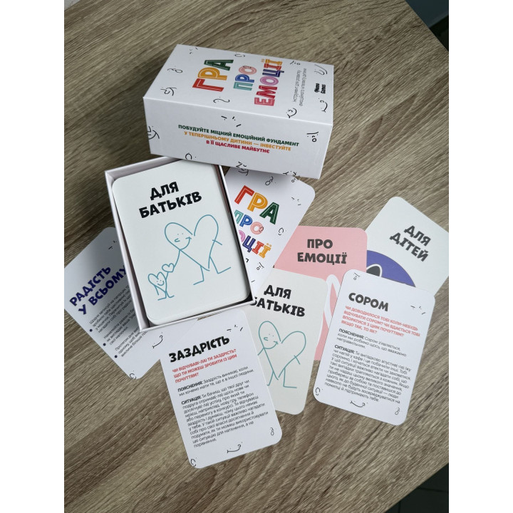 ГРА ПРО ЕМОЦІЇ. Настільна гра