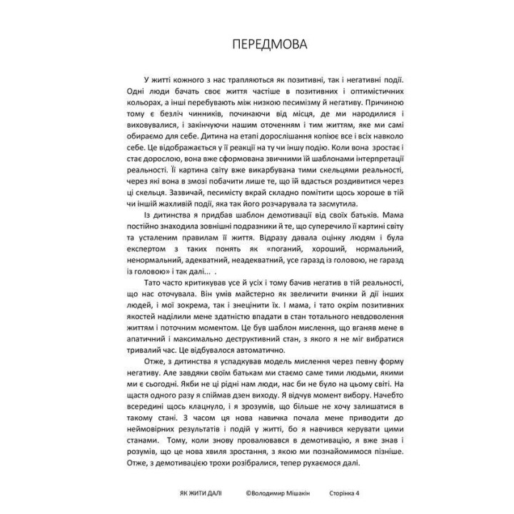Як жити далі. Володимир Мішакін