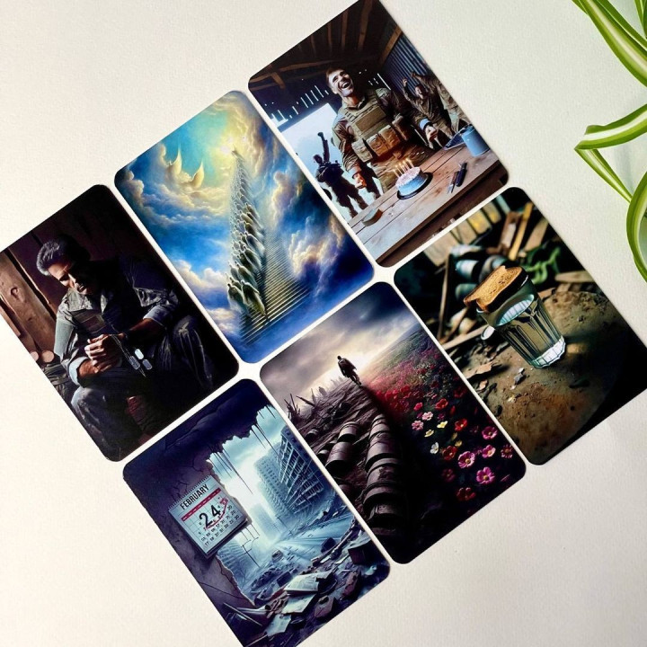 Метафоричні карти «Повномасштабна». Юлія Пінчук