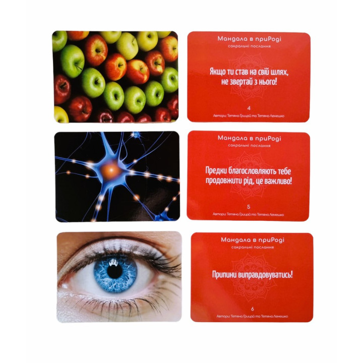 Метафоричні карти «Мандала в приРОДі». Тетяна Лемешко, Тетяна Грицай