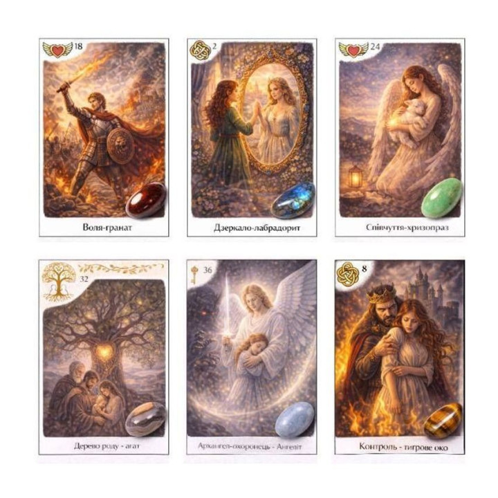 Живая Мудрость Минералов. Метафорические карты. Анна Литвин